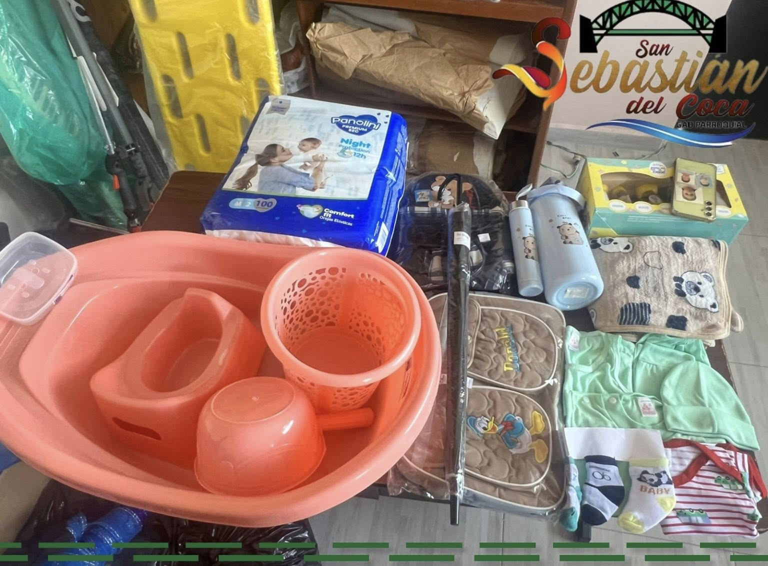 Entrega de Kits de Pañaleras, según proyecto "Fortalecimiento a los Grupos de Atención Prioritaria de San Sebastián del Coca del año 2025"